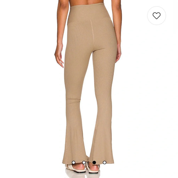 NWT $128 Year of Ours Ribbed Flare Legging in Caribou Size Small - Picture 10 of 12